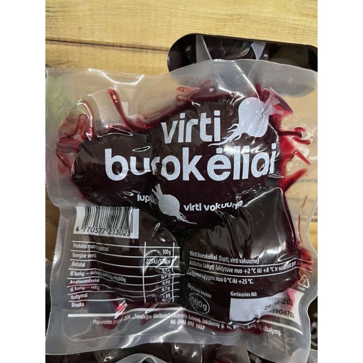 Beetroot cooked 12x500g long validity , LT, PCS